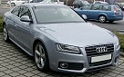 Audi A5, попытка кражи провалилась